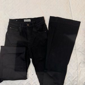 Black bell bottom jeans